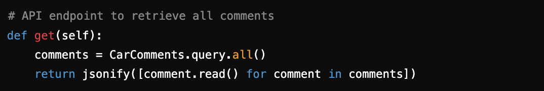 POST API Endpoint Screenshot